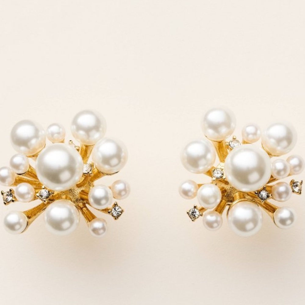 Kate Spade x Target Pearl Cluster Stud Earrings NWT